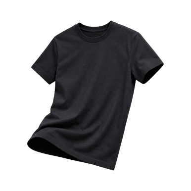T-SHIRT REGULAR 155G – TSRA150 — couleur Noir